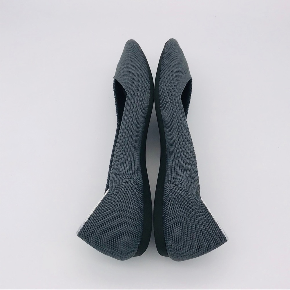 Rothy’s The Point Pointed Flats Euc - Solid Gray … - image 5
